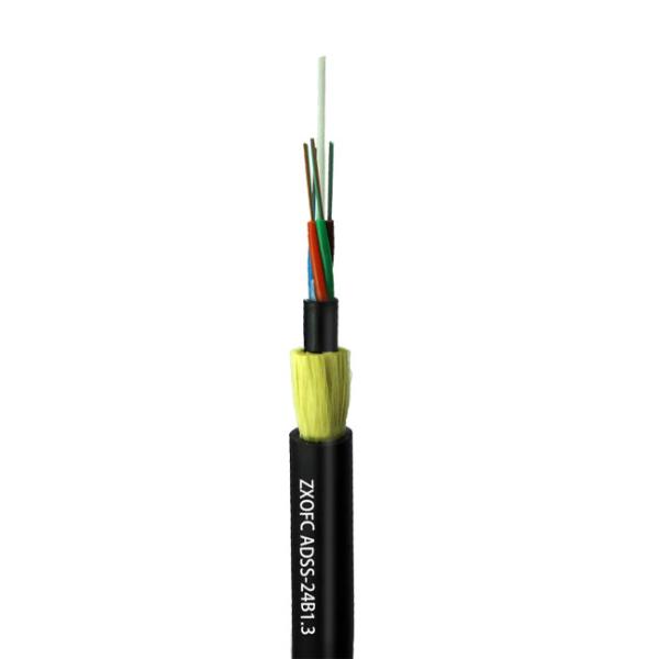 Double Jacket ADSS Optical Cable / All Dielectric Outside Aerial Cable