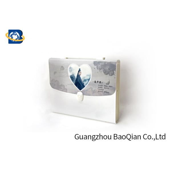 PET / PP / PVC 3D Plastic Expandable File Folders , 3D Lenticular Photo Printing