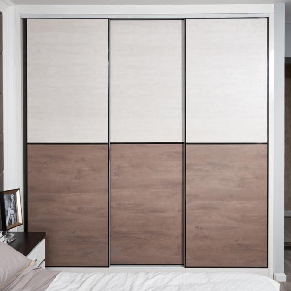 Water Proof Bedroom Built In Wardrobes With Sliding Doors
