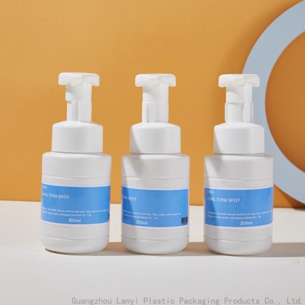 HDPE Facial Cleanser Snap 200ml Foam Pump Bottle