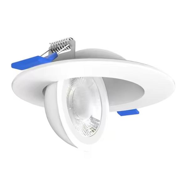 4 Inch Recessed LED Spot Light 5CCT 10W 900LM Rotatable Spotlight With Junction Box