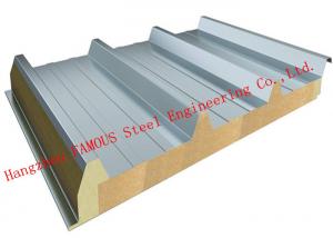  960mm Width Reliable Structure Mineral Wool Sandwich Panels for Cold Room Storage Roof Panel Manufactures