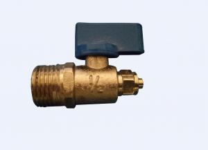  1/2 Inch Nickle - Plated Zinc Plumbing Ball Valve Actuator , Iron Handle High Pressure Air Ball Valve Manufactures