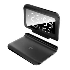  Oem  Qi Standard Wireless Phone Charger Alarm Clock With Charging Pad  Powerful Manufactures