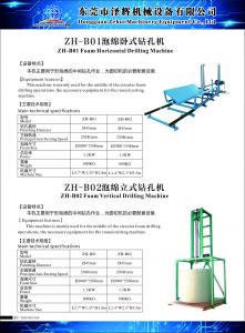 China Horizontal Foam Drill Boring Machine Rigid Foam Cutting Machine With CE Certificate on sale