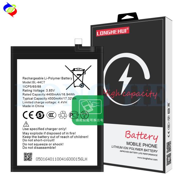 Rechargeable Silver BL-44CT Battery for Tecno Camon 16 Premier/CE9 Phone 4500mAh