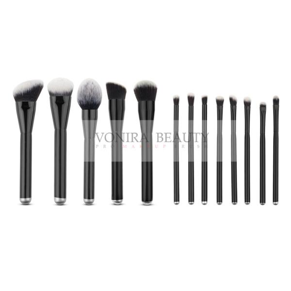 Premier 13 Pieces Professional Synthetic Foundation Brush Kit Metal Handle