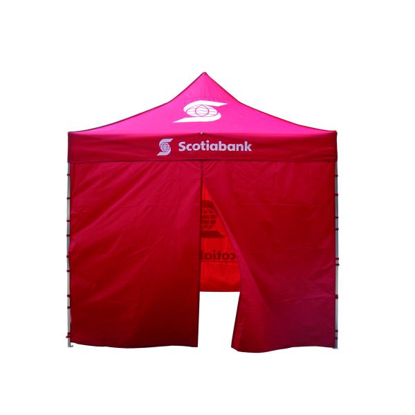 10 * 10' Promotional Trade Show Tents Aluminum Frame Full Color Digital Printing