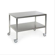 China Customized Commercial Wire Shelving , Restaurant Hygienic Counter Top and Food Prepare Stainless Steel Work Tables on sale