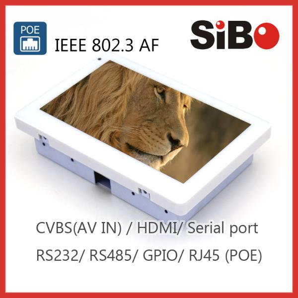 Model Q896 7 Wall Ethernet Serial Port Android Tablet With POE
