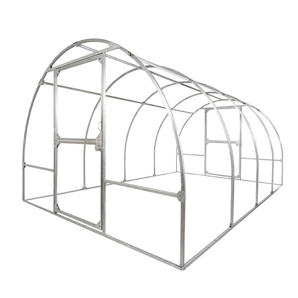 Galvanized Hoop House Tubing Coarse Thread For Tunnel Greenhouse Agricultural
