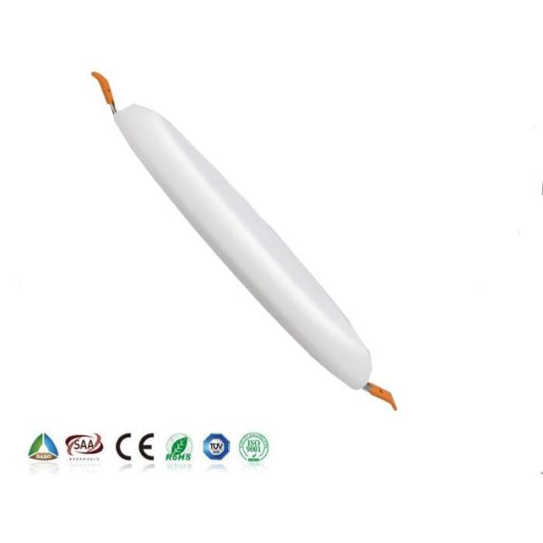 Round Plastic LED Slim Panel Light 18W 1800LM 80Ra Warm White ROHS