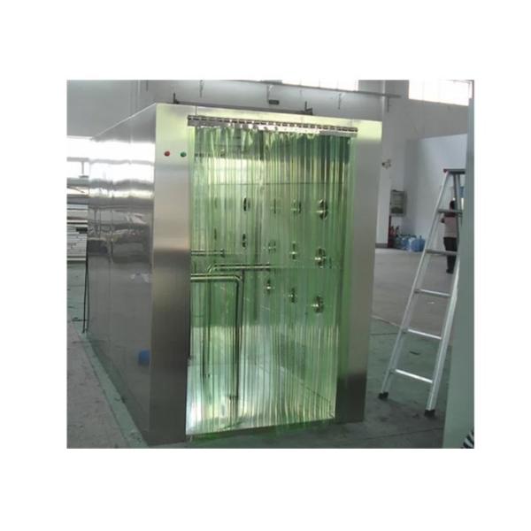 PVC Curtain Door Clean Room Air Shower SUS 304 Material Cabinet