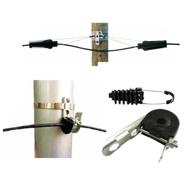 Single Mode 288core ADSS All Dielectric Aerial Cable 20000N