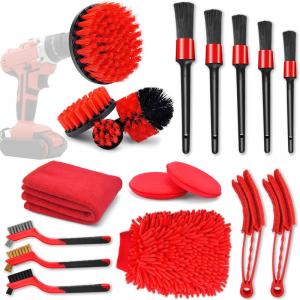  18PCS Car Detailing Spin Brush Kit Makeup Brush ODM Manufactures