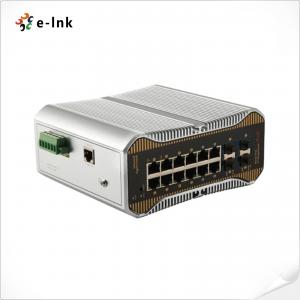  L2+ Industrial 12-Port 10/100/1000T (8-port 802.3at PoE) + 4-Port 10G SFP+ Managed PoE Switch Manufactures