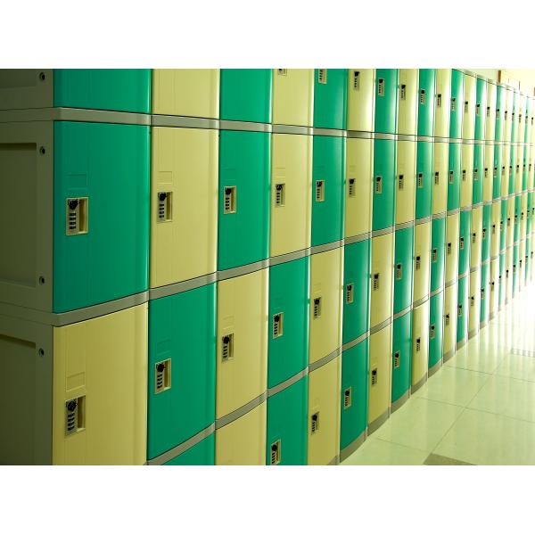 ABS Plastic Bule Elementary School Lockers, Water Resistant Small Storage Lockers