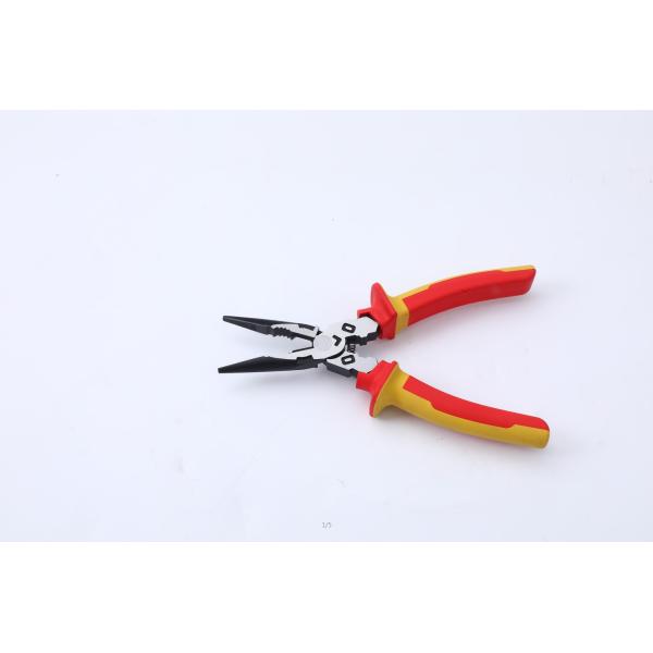 Red Yellow 6inch Long Nose Pliers VDE Handle Extended Needle Nose Pliers