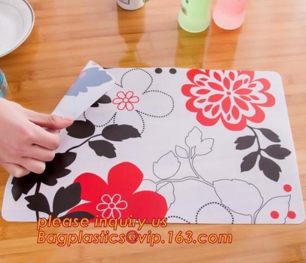 Promotional PP/PVC Placemat Table Mat With Good Quality,vinyl weven decorative PVC placemats recycled table mat,Silicon