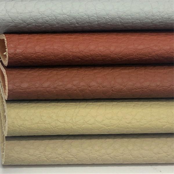 Litchi Sofa Microfiber Leather Eco Friendly Upholstery Leather Fabric