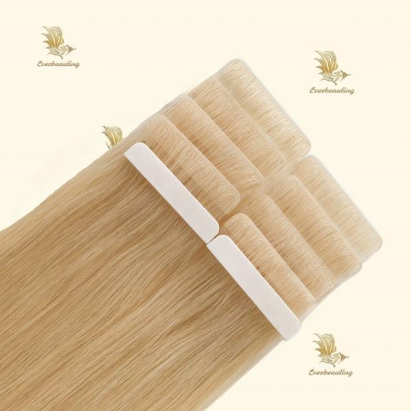 Full Payment Double Drawn 100% Human Virgin Hair Extensions European Invisi Tape Ins