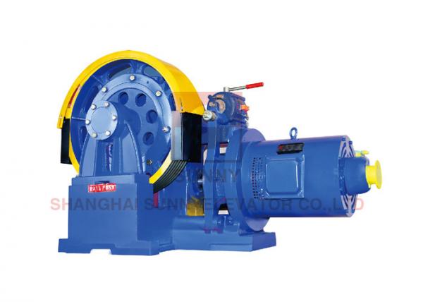 Quality Sheave Diam 610mm Electric Motor For Elevator , Elevator Geared Traction Machine for sale