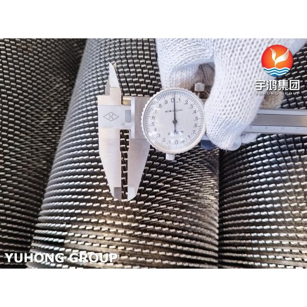 ASTM A312 TP316L Helical Spiral Serrated Finned Tube With SS316L Fins For Heat Exchanger