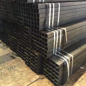  Q235B ASTM A36 SS400 2 Inch Ss Square Pipe , Erw Square Tube Metallic Color Manufactures