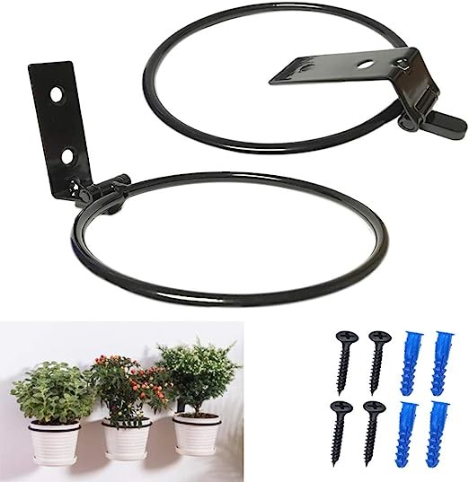 Easy Assembled Wall Mounted Metal Plant Hanger Hook Hook Type Installation Advantage