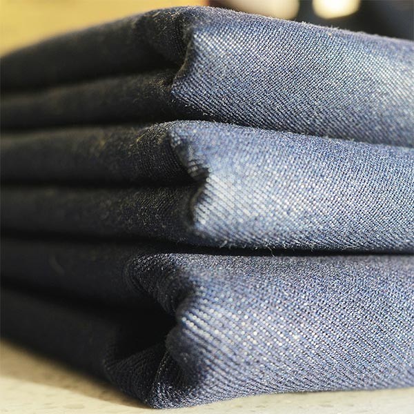 40D 80*52 AW10OZ Functional Fabrics Organic Cotton Hemp Stretch Denim Fabric