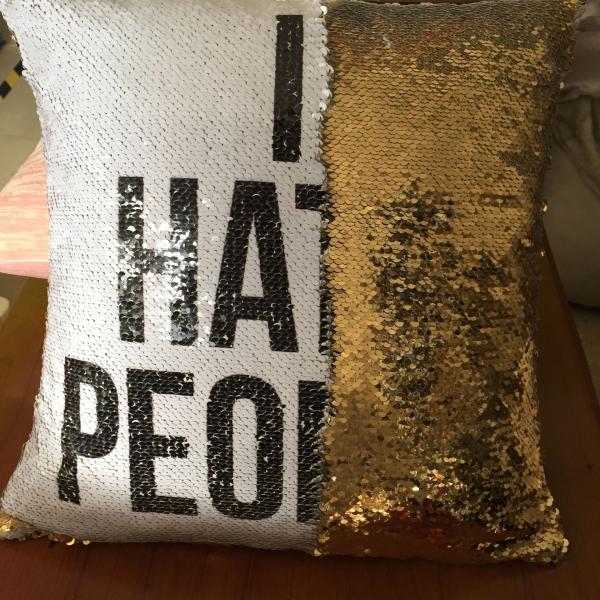 Wholesale Printing Personalized Logo Or Text Decorative Throw Pillows Pillow Cases For Chair or Car