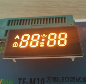  4 Digit 7 Segment Numeric Display Ultra Red 10.7mm Character Height For Gas Cookers Manufactures