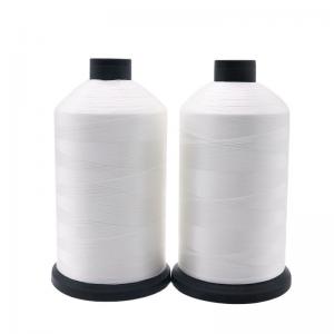 China Fast Sample Lead Time 210d/3 White Polyester Sewing Thread for Quilting Machine on sale