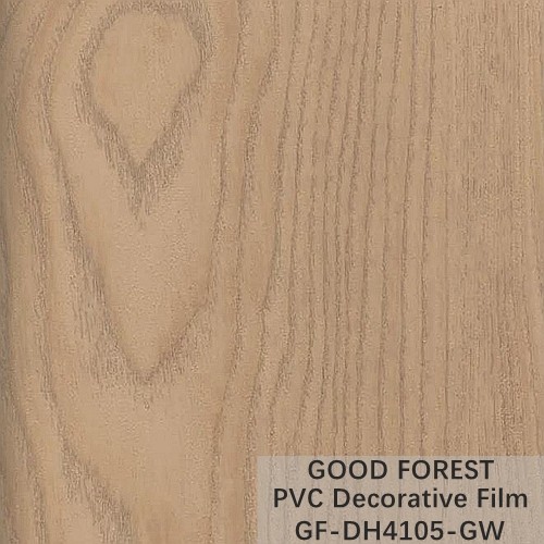 Flowability PVC Decorative Film Scratch Resistance Wooden Grain