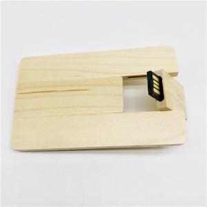 China Customized Branding Wooden Card USB flash Drives 16Gb for Promo gifts on sale