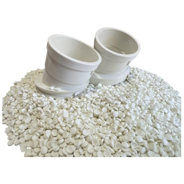 Rigid PVC Upvc Compound Granules Particles Grain Resin Pellets for Flange Connection Fitting ANSI SCH80 Standard PVC CPVC Integral Flange Pvc Pipe Fittings Cpvc Blind Flange