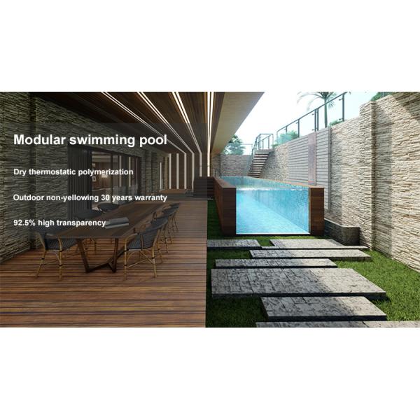 Salt Chlorinator and Underwater Light Prefabricated Container for Steel Swimming Pool