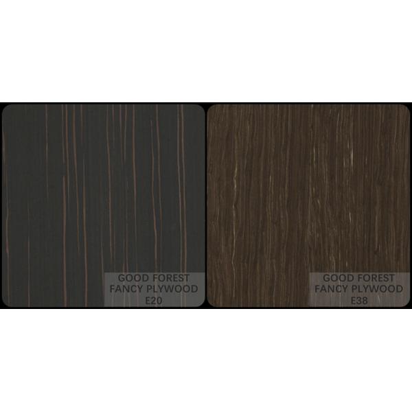 ODM Fancy Plywood Board Customized Ebony Veneer Plywood Panel