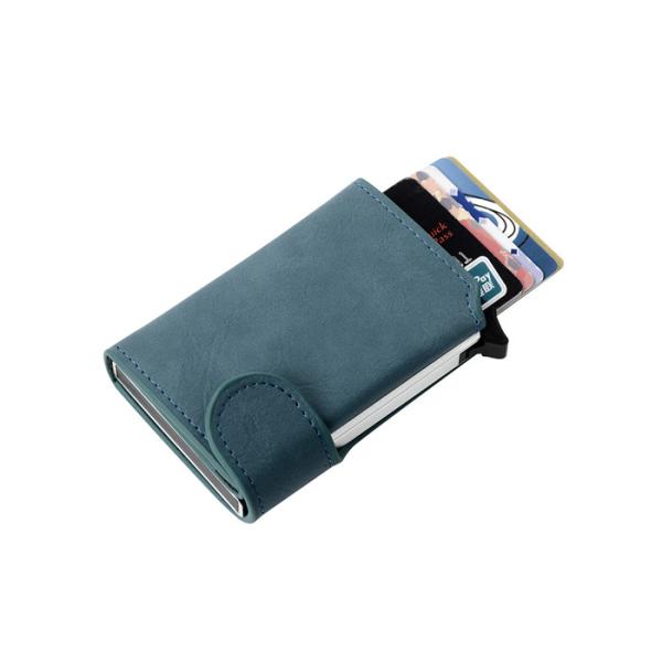 PU Leather Money Clip Wallet And Credit Card Holder Rfid Blocking Customized