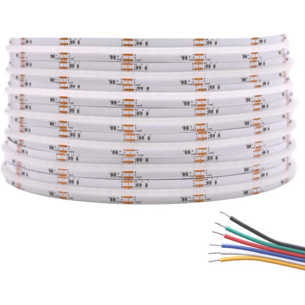 Ultra Bright 840 LEDs/m 24V DC COB LED Strip Light 12mm Wide PCB For Home And Commercial Lighting