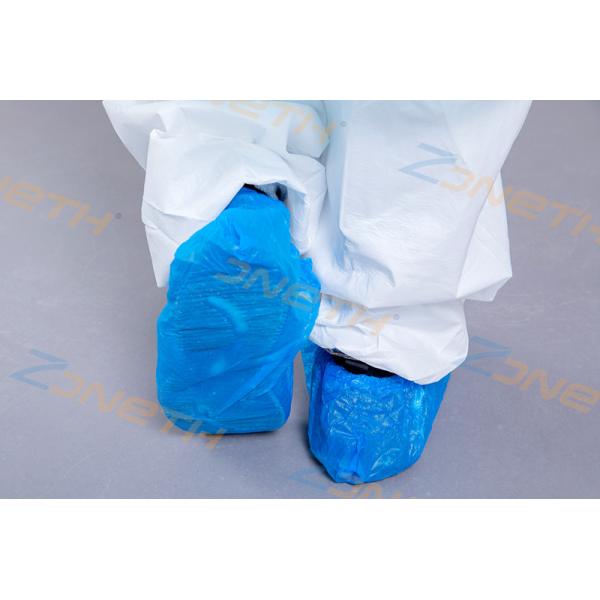 Disposable CPE Waterproof Dustproof Non Woven Foot Cover
