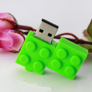  USB Flash Driver with silicone case Brick shaped 4g 8g promotion item New Design SE-010 Manufactures