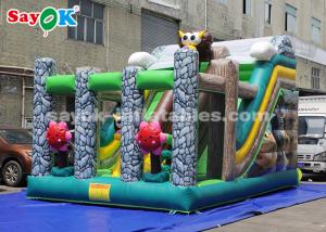  Commercial Inflatable Slide 6*4m Animal Theme Party Inflatable Bouncer Slide For Advertising Manufactures