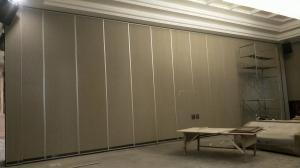  Interior Soundproof Aluminium Hotel Movable Partition Walls with Sliding Door Roller Manufactures