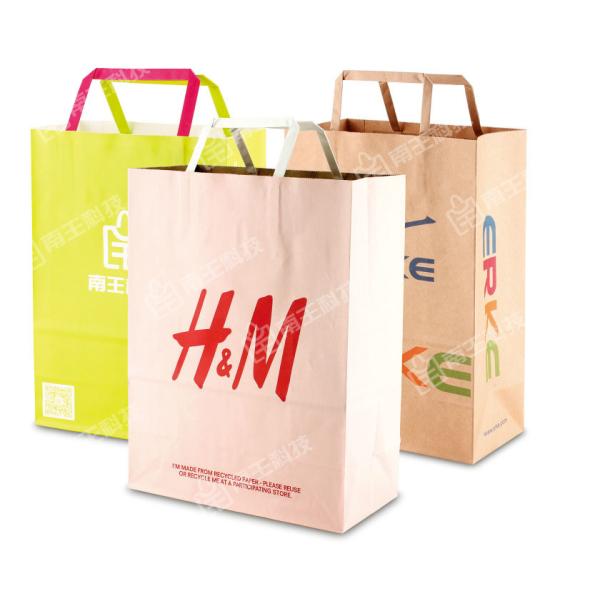 flat handle paper bags