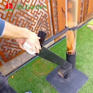  Garden Steel Patio Heater Outdoor Wood Pellet Heater 140cm Or Customize Manufactures
