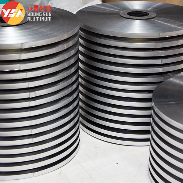 AL PET Cable Aluminum Single Silver Wrapping Laminated Film Coil Strip