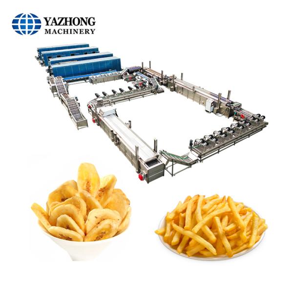 Yazhong China Factory Featured Product IQF Frozen French Fries Production Line With Best Price French Fries Line