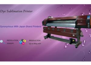  Sturdy Uni - Body Frame 6 Feets Dye Sublimation Printers Machine CMYK Color Manufactures