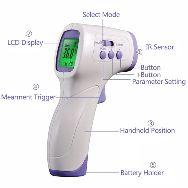 Multifunctional Electronic Digital Thermometer , Professional Medical Thermometer